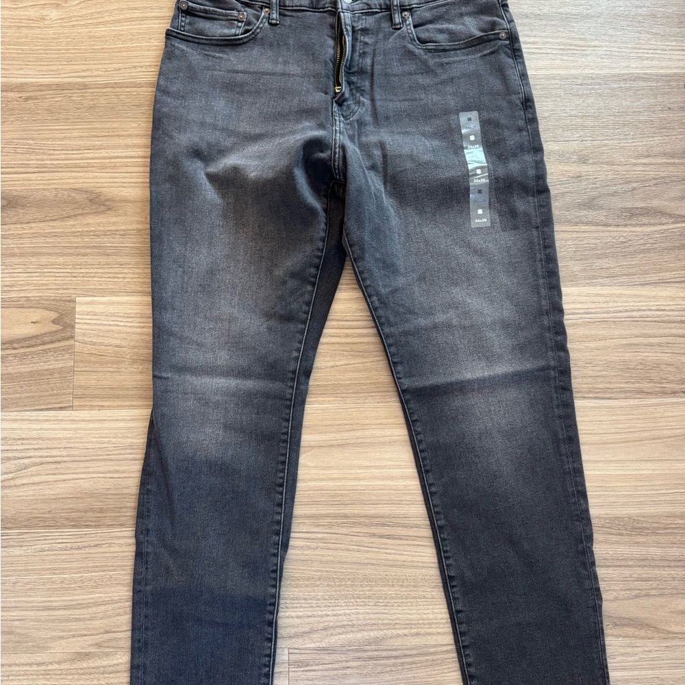 Lucky Brand Grey/Black Athletic Slim Jeans